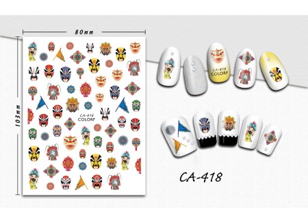 3D Nail Stickers - CA-418